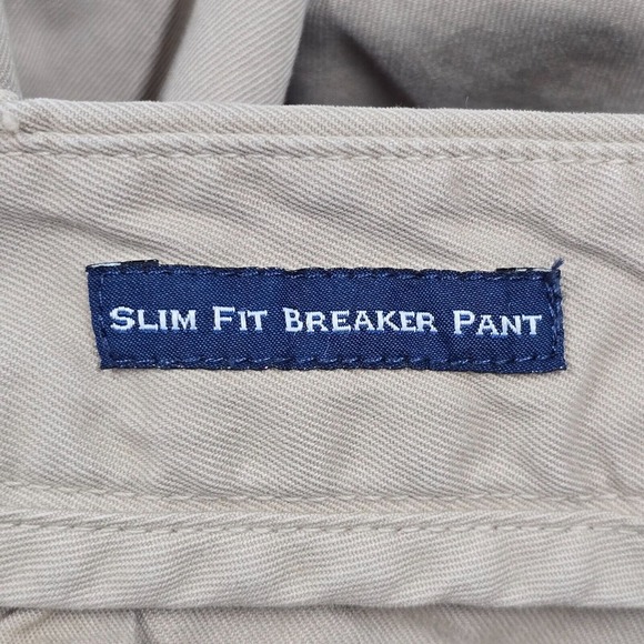 Vineyard Vines Pants Mens 40x30 (Fits 37x29) Palm Tree Slim Fit Breaker Straight - Picture 8 of 15